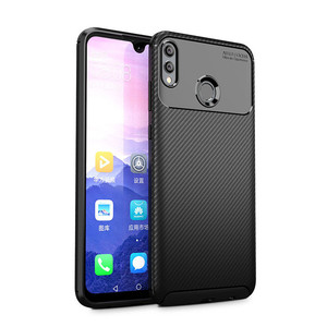 Silicone Business uomini d'affari fibra di carbonio Texture Business cassa del telefono cellulare per Huawei <span class=keywords><strong>Honor</strong></span> - Product Image 1