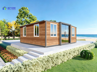 Maison conteneur extensible de 20 pieds, double usage (stockage et habitation), pour jardin périurbain ou maison d'hôtes
