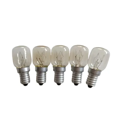 Shadowless tungstênio AC 220V lâmpada incandescente T22 T25 E12/E14 base adequado para lâmpada noturna