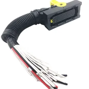 62针/路TYCO ECU电动母自动DCU连接器插头，带端子1-1418883-1 TE连接放大器连接器