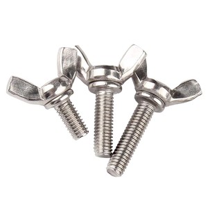 Vis à tête carrée en acier inoxydable 304 316 M5 M6 M8, vis à tête papillon - Product Image 5