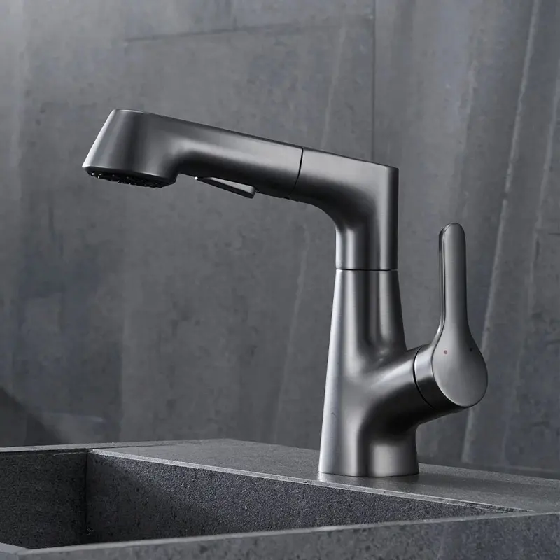 Black Bathroom Faucet for Sink Matte black waterfall bathroom faucet Single Handle Basin Lavatory Vanity Mixer Tap