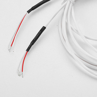Aguja de termopar RTD PT1000 de alta precisión, punta afilada, sonda de Sensor de temperatura para alimentos y carne, termostato PTC