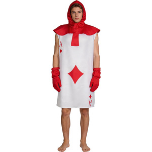 Disfraz de Guerrero de Póker, Diseño de As de Espadas, Conjunto de Disfraz para Adultos - Product Image 2