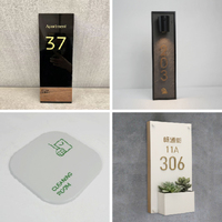 Signalétique artistique personnalisée LED illuminée, écologique, résistante à l'eau, haut de gamme, traditionnelle, pour hôtels et espaces commerciaux en extérieur