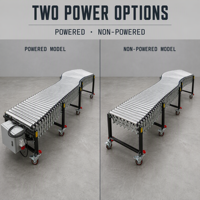 Table à rouleaux extensible pour la logistique, le transfert de colis en entrepôt et les opérations de quai de chargement