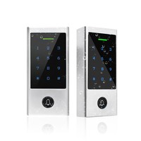Wifi Tuya IP66 Système de contrôle d'accès étanche Clavier tactile Lecteur de carte RFID Contrôle d'accès autonome avec sonnette de porte TTLock