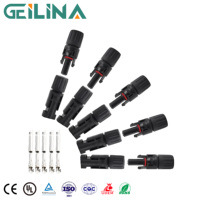 Connecteur de panneau solaire MC en gros 1000V TUV Étanche IP67 Prise PV Câble DC 6mm 4mm Contact Cuivre Mâle/Femelle