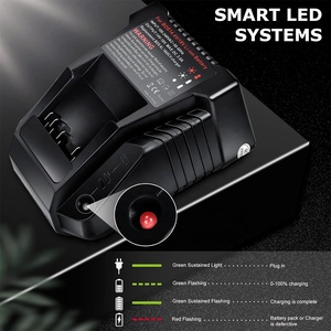 Caricabatterie al Litio AL1860CV 18V per Utensili <span class=keywords><strong>Bosch</strong></span>, Sostituzione <span class=keywords><strong>Batteria</strong></span> 18V per Utensili Cordless <span class=keywords><strong>Bosch</strong></span> 14.4v 18v BAT609 - Product Image 2