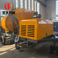 Pompe à béton diesel Spark JBS40-10-82R, machine mélangeuse de béton, 40m3/h, 10MPa, pour projets d'infrastructure