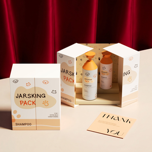 Confezione di Lusso Unificata per Cosmetici, Flacone da 400ml per Gel Doccia, Flacone per Shampoo e Scatola Regalo - Product Image 4