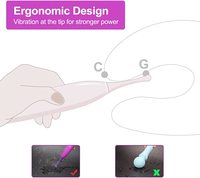 10-Frequenz Vibrierender Massagestab für Frauen G-Punkt Masturbation Vibrator Orgasmus Elektrischer Stift Klitoris-Stimulation Vibrator Sextoy
