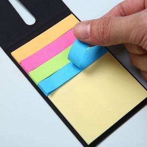 Custom Promotional Sticky Notes with Logo Printing Epositionable <b>Memo</b> <b>Pads</b> for Trade Shows, Back to School, and Office Giveaways - Product Image 3
