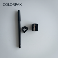 Tube vide multifonctionnel étanche en plastique pour eye-liner, marque privée, compatible avec taille-crayon cosmétique
