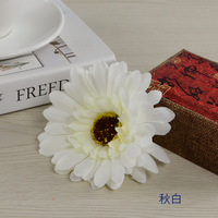 Geringe Mindestbestellmenge 10cm Seiden-Kunstgerbera-Blütenkopf Langlebige Heim-/Hochzeits-DIY-Dekoration für Muttertag & Weihnachten