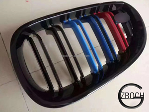 Accesorios de coche para <span class=keywords><strong>BMW</strong></span> <span class=keywords><strong>5</strong></span> series E60 2005 2006 2007 <span class=keywords><strong>2008</strong></span> 2009 kit de carrocería ABS rejilla de coche M color parrillas de listones dobles - Product Image 2
