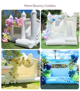 Castillo inflable blanco al aire libre al por mayor, casa para niños, Castillo <span class=keywords><strong>de</strong></span> salto pequeño, casa <span class=keywords><strong>de</strong></span> rebote con piscina para boda, fiesta <span class=keywords><strong>de</strong></span> <span class=keywords><strong>cumpleaños</strong></span> - Product Image 5