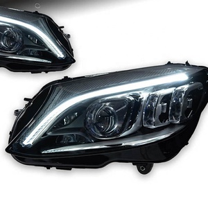 Repuestos de Auto, Faro Delantero Tricolor BQD07, Conjunto de Faro Delantero Modificado, Lámpara Antiniebla para Mercedes-Benz W205 2015-2021 - Product Image 5