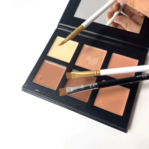 Teinture à lèvres Brosse plate pour <span class=keywords><strong>sourcils</strong></span> Qualité supérieure Manche blanc Ultra fin Cheveux parfaits Coupe parfaite Brosse à maquillage unique Brosse plate pour anticernes - Product Image 6