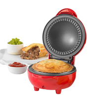 Nouveau Mini Tarte Quiche Maker Sucré Salé Super Facile Recettes Pâte Cutter Orange Enfants Petit Déjeuner Électrique Gaufrier
