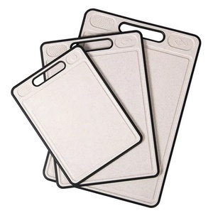 3 Pieces <b>Plastic</b> Cutting Board Double-Sided Chopping Board Sets Kitchen Cutting Board Set for Classification - Product Image 1
