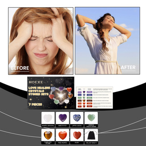 Hoexe Heart Healing Crystal Chakra Kit