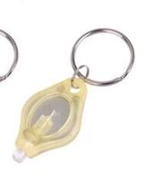Logo personnalisé de haute qualité promotionnel UV Mini LED porte-clés lampe de poche lumière noire lumières UV porte-clés lumière UV Mini torche