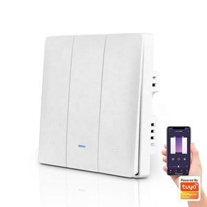 Controlador de cortina inteligente Tuya, control por voz, app smart life, botón estándar UK, interruptor de <span class=keywords><strong>motor</strong></span> de cortina - Product Image 1