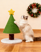 Arbre à chat moderne en sisal, design multi-niveaux avec fonctions d'escalade, de grattage et de repos