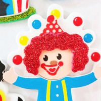 Autocollants en mousse EVA, thème cirque et parc d'attractions, patchs scintillants et ludiques pour enfants