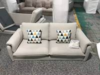 Canapé modulaire sectionnel blanc minimaliste moderne européen, design simple pour salon, matériaux en tissu velours et cuir, salle à manger
