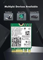 Banda dual WiFi6E AX210 inalámbrico 2,4 Gbps BT5.3 802.11AX inalámbrico AX210 para Intel AX210NGW M.2 NGFF Wlan WiFi tarjeta 006 versión