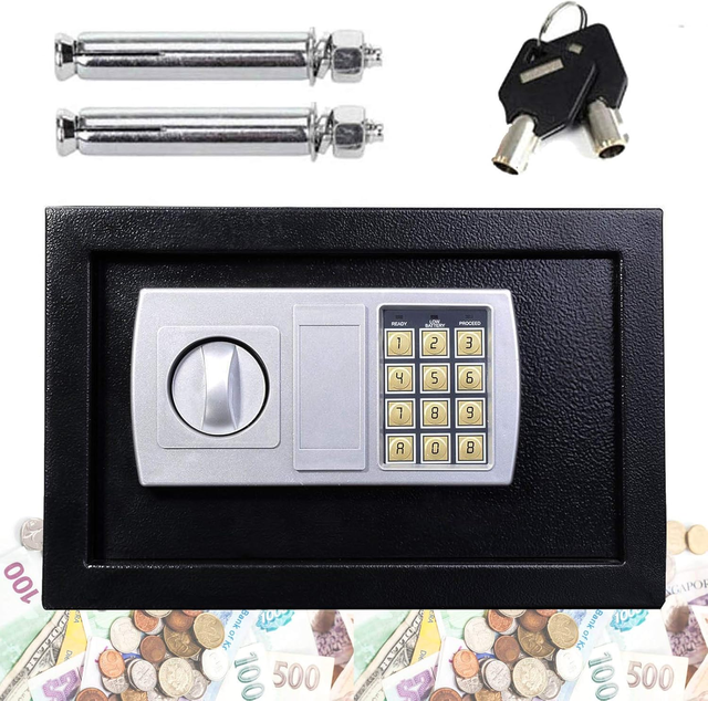 YH3688 Electronic Lock Safe, Security, Accounting, Office, Electronic Lock Safe, Digital, Numeric Keypad, Electronic, Home Use