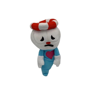 Poupée en peluche personnalisable en gros, collection de figurines de dessins animés rétro à tête de tasse, cadeaux promotionnels - Product Image 1