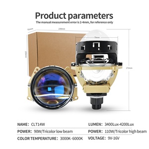 Nuovo Design Chenlang: Proiettore Bi-LED da 3 Pollici 110W, Installazione Senza Perdite, Tre Colori: Bianco, Bianco Caldo, Giallo per Fari Auto - Product Image 5