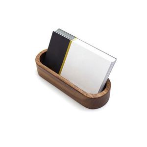Wood Business <b>Card</b> Holder <b>Box</b> Desktop Wooden <b>Card</b> Display Stand - Product Image 1