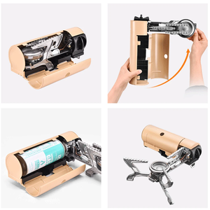 Venta al por mayor barbacoa al aire libre y cocina interior portátil Mini estufa <span class=keywords><strong>de</strong></span> gas <span class=keywords><strong>butano</strong></span> Camping estufa plegable quemador <span class=keywords><strong>de</strong></span> gas <span class=keywords><strong>con</strong></span> <span class=keywords><strong>horno</strong></span> - Product Image 3