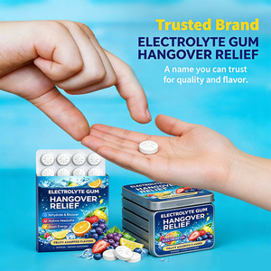 Tabletas Masticables para el Alivio <span class=keywords><strong>de</strong></span> la Resaca <span class=keywords><strong>con</strong></span> Electrolitos, Reponen Electrolitos, Alivian las Molestias por Alcohol, Hidratación Rápida, Alivian el <span class=keywords><strong>Dolor</strong></span> <span class=keywords><strong>de</strong></span> <span class=keywords><strong>Cabeza</strong></span> - Product Image 6