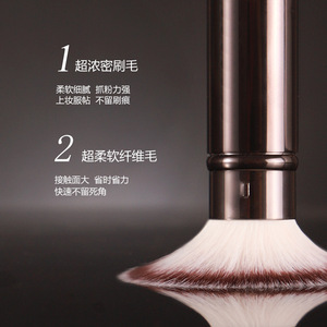 Double-Ended <b>Concealer</b> Brush 28mm Synthetic Hair Metal Handle Foundation Powder Makeup Brush For <b>Concealer</b> Application - Product Image 2