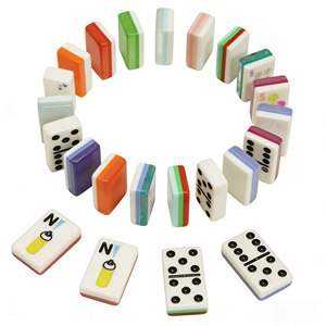 Fichas de Mahjong Personalizadas de Dos Capas con Estampado de Leopardo, Grabadas, Juego de 160 Fichas de Mahjong Americanas - Product Image 5