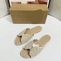Nouvelles sandales d'été 2026 pour femmes, avec nœud et strass, légères et polyvalentes, style pantoufle