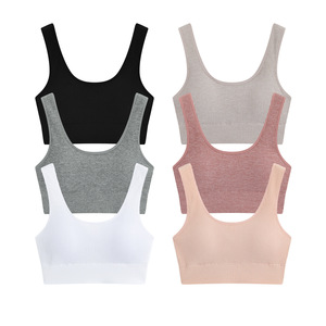 <span class=keywords><strong>Soutien</strong></span>-<span class=keywords><strong>gorge</strong></span> de fitness tricoté une pièce sans couture Design sans fil rembourré Gilet de sport en spandex respirant à bretelles pour le yoga actif - Product Image 5