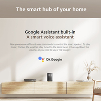 Version Globale Haut-parleur Intelligent Mijia avec Contrôle IR, Wi-Fi, Commande Vocale, Horloge Numérique LED, Lecture Musicale et Télécommande Intelligente pour Maison Connectée