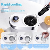 Refroidisseur et chauffe-boissons portable intelligent 2-en-1 à commande tactile pour la maison, le bureau, le dortoir, le lait pour bébé, les boissons en canette