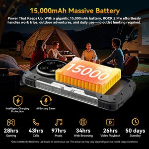 Teléfono Resistente Blackview Rock 2 Pro 5G, 32GB+256GB, 15000mAh, Android 16, Smartphone para Exteriores - Product Image 5