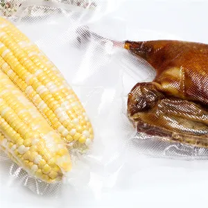 Imballaggio sottovuoto per sacchetti sottovuoto trasparenti e goffrati personalizzati economici per la conservazione degli alimenti