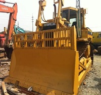 Les bulldozers d'occasion CAT D9R avec transmission hydraulique et conduite confortable se vendent bien en Algérie