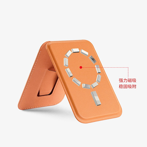 Custodia a portafoglio con magnete forte per telefono in pelle a portafoglio con custodia magnetica per scrivania porta carte per iPhone 16 15 14 ProMax - Product Image 2