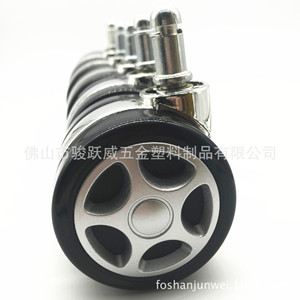 ล้อหมุนขนาด 60 มม. แบบเงียบ สีดำและสีเงิน ใช้ได้กับเก้าอี้สำนักงาน - Product Image 5