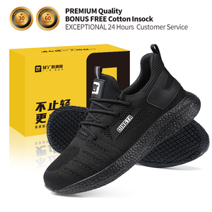 Scarpe <span class=keywords><strong>da</strong></span> Chef GUYISA serie Slipper superiore tessuto antiscivolo in tessuto solido SRC nero suola <span class=keywords><strong>da</strong></span> <span class=keywords><strong>cuoco</strong></span> scarpe - Product Image 4